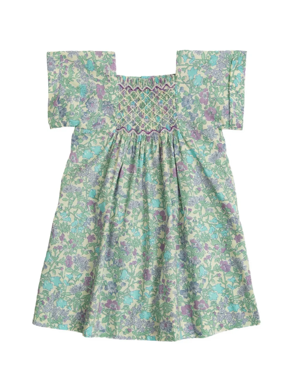 Платье с цветочным принтом и присборкой Bonpoint, зеленый
Платье с цветочным принтом и присборкой Bonpoint, зеленый