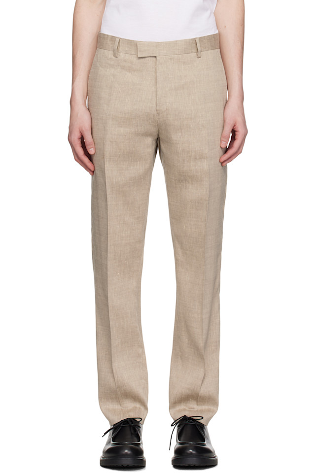 Брюки из смесового льна Tense Tiger Of Sweden, цвет soft latte
Брюки из смесового льна Tense Tiger Of Sweden, цвет soft latte