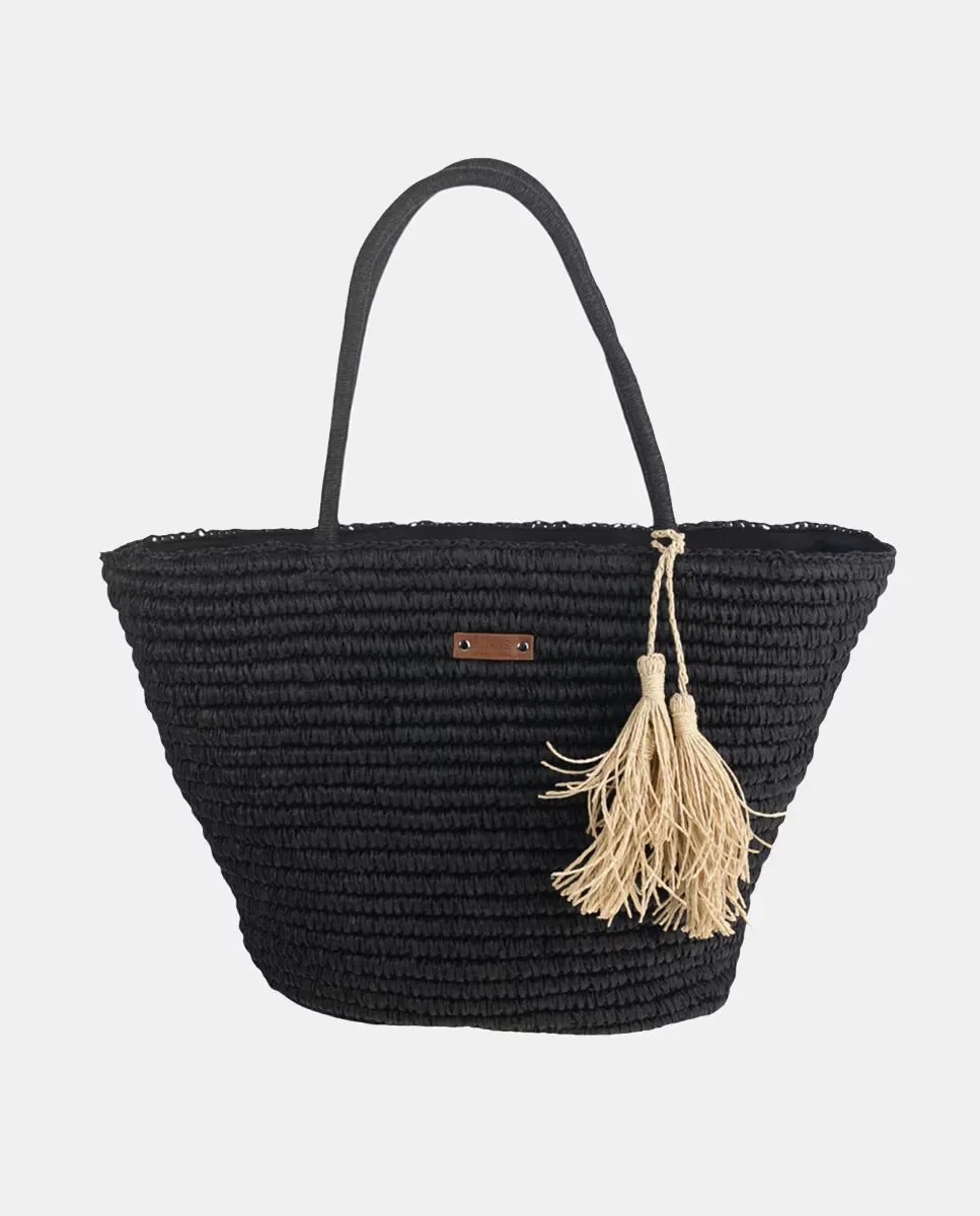 Сумка из натурального волокна с застежкой-молнией Kbas, черный
Сумка из натурального волокна с застежкой-молнией Kbas, черный