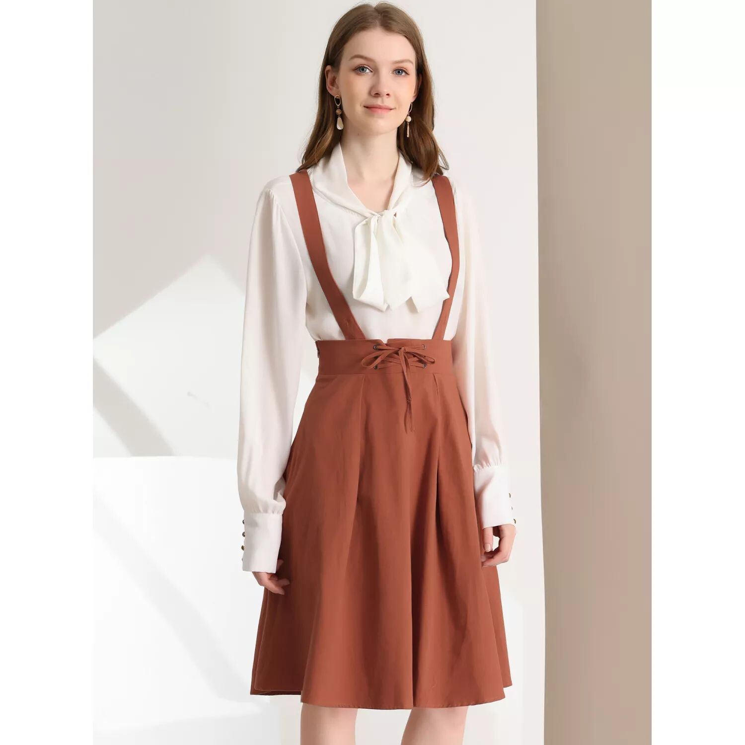 Женская плиссированная юбка-миди с эластичными подтяжками на талии в стиле ретро ALLEGRA K, желтый
Женская плиссированная юбка-миди с эластичными подтяжками на талии в стиле ретро ALLEGRA K, желтый