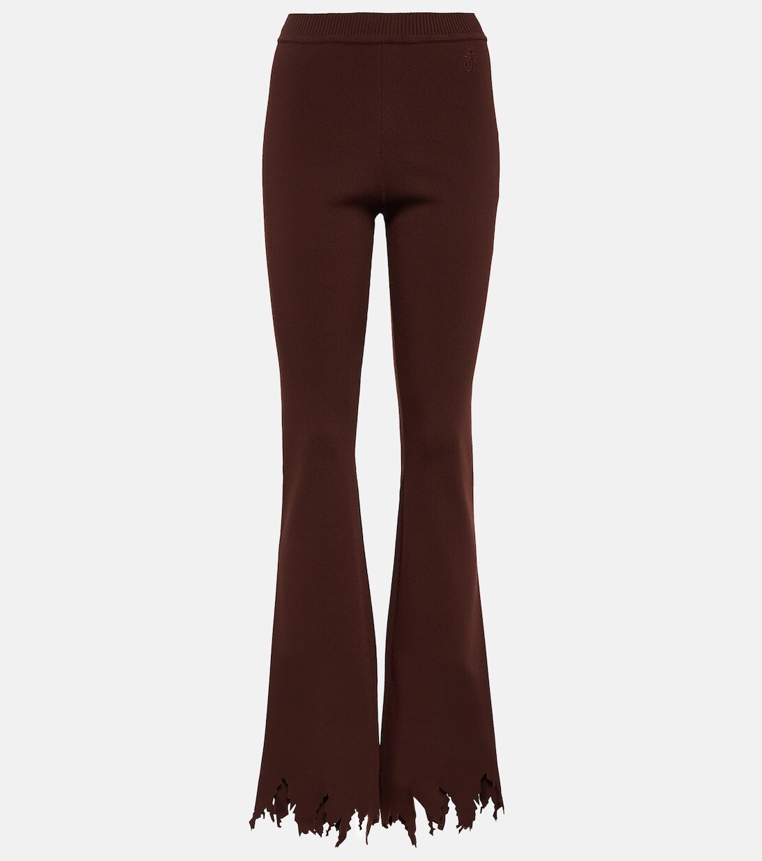 Узкие брюки ребристой вязки с потертостями Jw Anderson, коричневый
Узкие брюки ребристой вязки с потертостями Jw Anderson, коричневый