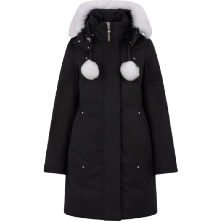 Стирлинг парка с капюшоном и помпонами Moose Knuckles, черный
Стирлинг парка с капюшоном и помпонами Moose Knuckles, черный
