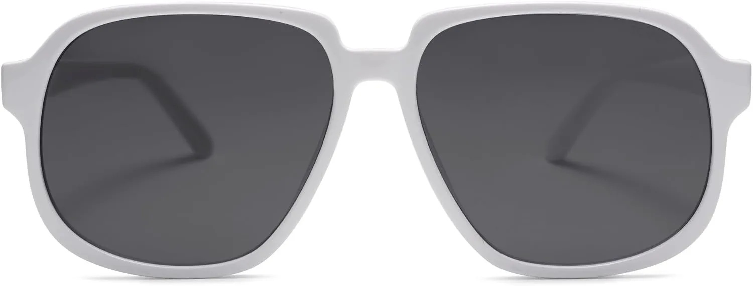 Солнцезащитные очки SOJOS в стиле ретро, винтаж, квадратные, поляризованные, для женщин и мужчин, 70-80-е годы, увеличенного размера, модель SJ2272, White/Grey
Солнцезащитные очки SOJOS в стиле ретро, винтаж, квадратные, поляризованные, для женщин и мужчин, 70-80-е годы, увеличенного размера, модель SJ2272, White/Grey