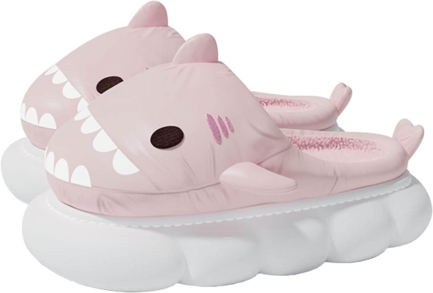 Милые мультяшные тапочки с акулами Zureto из хлопка, зимние домашние и тапочки для женщин и мужчин, розовый
Милые мультяшные тапочки с акулами Zureto из хлопка, зимние домашние и тапочки для женщин и мужчин, розовый