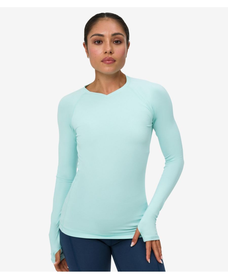 Женская спортивная футболка с V-образным вырезом и защитой от солнца UPF 50+ BloqUV, Mint
Женская спортивная футболка с V-образным вырезом и защитой от солнца UPF 50+ BloqUV, Mint