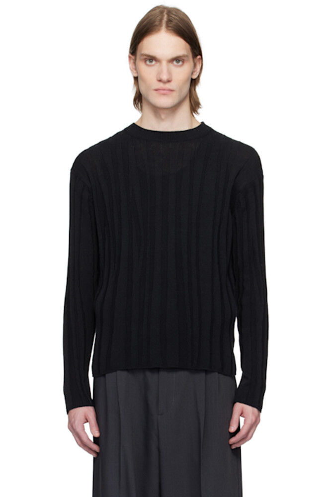 Черный свитер с круглым вырезом Roundum Rib YOKE
Черный свитер с круглым вырезом Roundum Rib YOKE