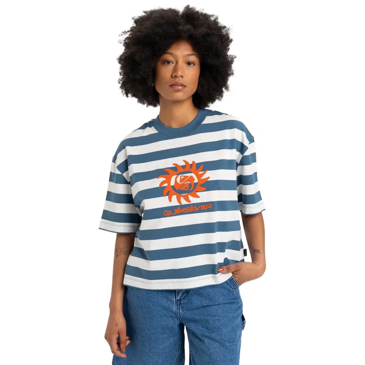 Женская футболка бойфренда Quiksilver, синий
Женская футболка бойфренда Quiksilver, синий