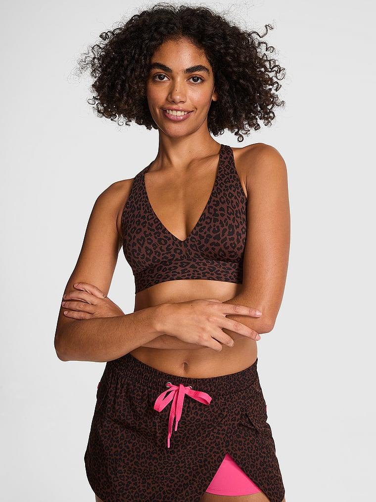 Спортивный бюстгальтер с глубоким вырезом и бретельками Relay Pink, цвет leopard
Спортивный бюстгальтер с глубоким вырезом и бретельками Relay Pink, цвет leopard