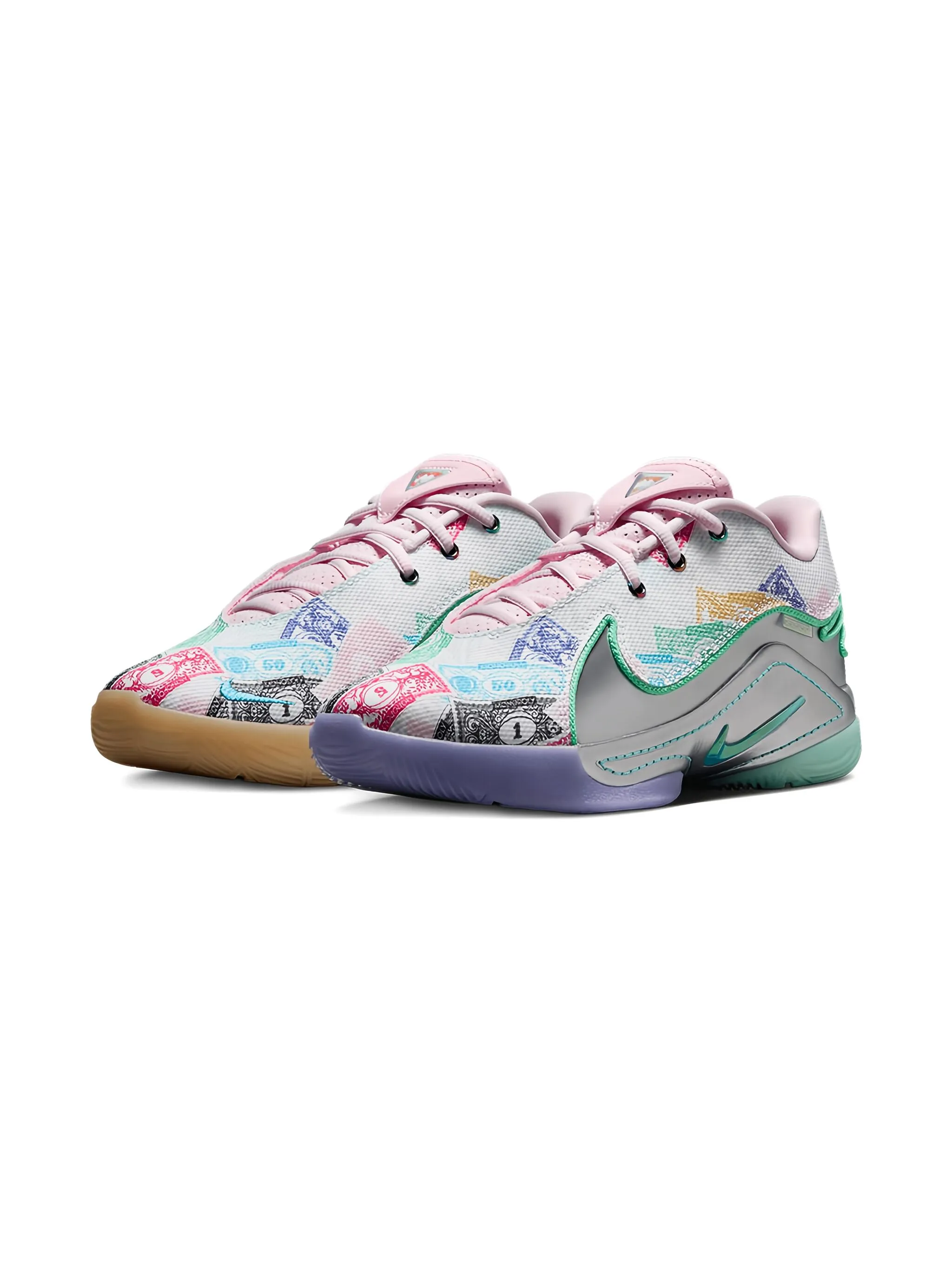 Кроссовки LeBron XXII Monopoly Currency White/Baltic Blue/Vapor Green-Pink Foam/Metallic Nike Kids, белый
Кроссовки LeBron XXII Monopoly Currency White/Baltic Blue/Vapor Green-Pink Foam/Metallic Nike Kids, белый
