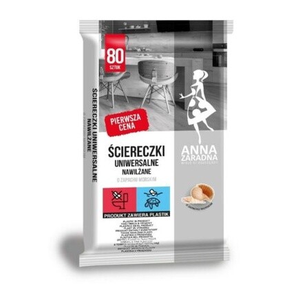 АННА ЗАРАДНА Универсальные влажные салфетки с морским ароматом 80 салфеток Lula
АННА ЗАРАДНА Универсальные влажные салфетки с морским ароматом 80 салфеток Lula