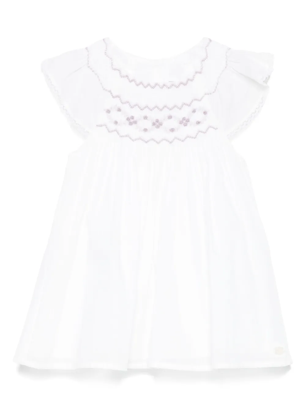 Платье с вышивкой Tartine Et Chocolat, белый 
Платье с вышивкой Tartine Et Chocolat, белый