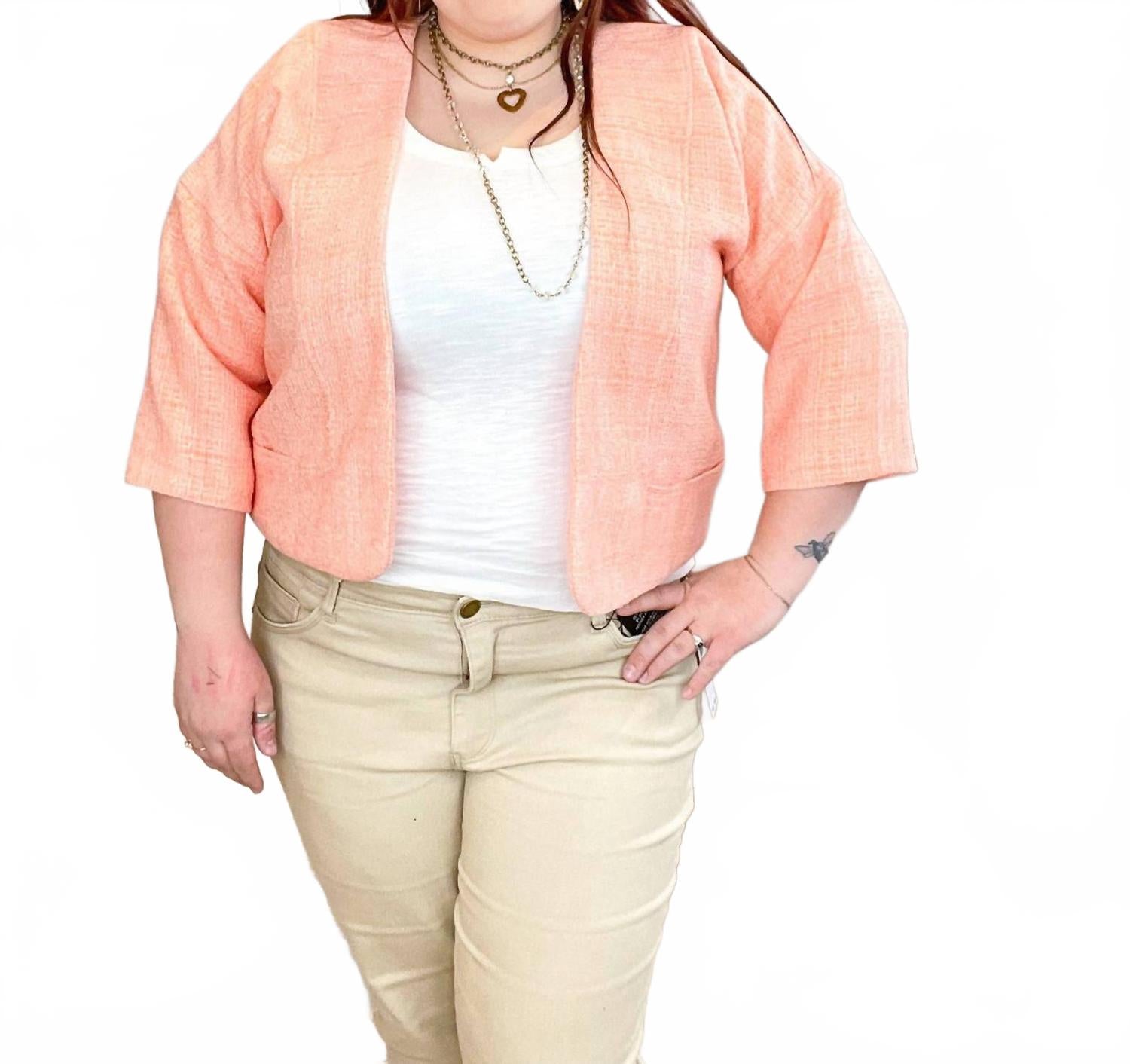 Democracy Женский укороченный болеро с приспущенными плечами, цвет Canyon Clay
Democracy Женский укороченный болеро с приспущенными плечами, цвет Canyon Clay