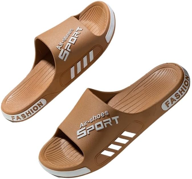 Стильные и удобные всесезонные шлепанцы с быстрой сушкой: противоскользящие, легко чистящиеся ПВХ тапочки для дома и улицы Fmshi, кофейный
Стильные и удобные всесезонные шлепанцы с быстрой сушкой: противоскользящие, легко чистящиеся ПВХ тапочки для дома и улицы Fmshi, кофейный