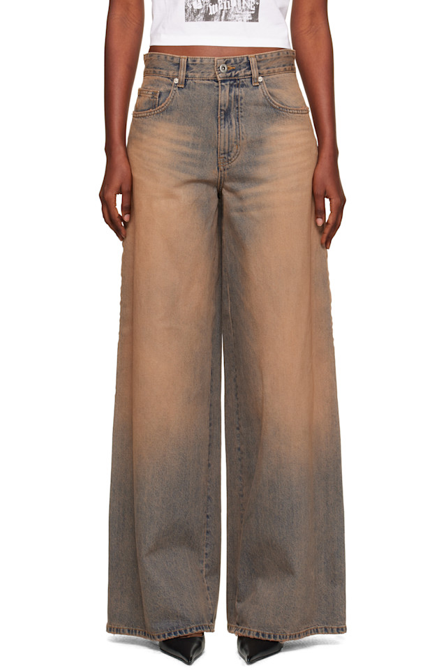 Джинсы с боковой полосой We11Done, бежевый
Джинсы с боковой полосой We11Done, бежевый