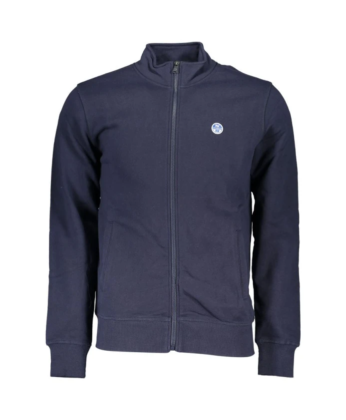 Синий хлопковый свитер с карманами на молнии. North Sails, синий
Синий хлопковый свитер с карманами на молнии. North Sails, синий