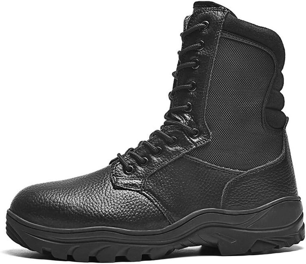 Мужские военные кожаные ботинки тактические пустынные боевые туфли, мужские ботинки с защитным носком из стали, ботинки до щиколотки Suwequest, черный
Мужские военные кожаные ботинки тактические пустынные боевые туфли, мужские ботинки с защитным носком из стали, ботинки до щиколотки Suwequest, черный