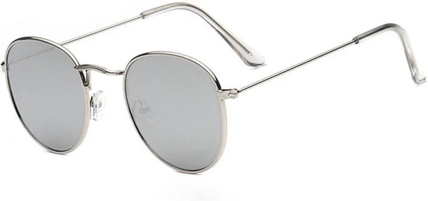 Солнцезащитные очки с защитой UV400 | Круглая оправа, линзы конфетного цвета | Для женщин и мужчин, для занятий спортом на открытом воздухе и вождения DSVIGF, Silver Mercury
Солнцезащитные очки с защитой UV400 | Круглая оправа, линзы конфетного цвета | Для женщин и мужчин, для занятий спортом на открытом воздухе и вождения DSVIGF, Silver Mercury