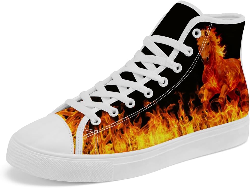 Высокие кеды из канвы с изображением лошади для женщин и мужчин, повседневные кроссовки на шнуровке Chebing, красный
Высокие кеды из канвы с изображением лошади для женщин и мужчин, повседневные кроссовки на шнуровке Chebing, красный