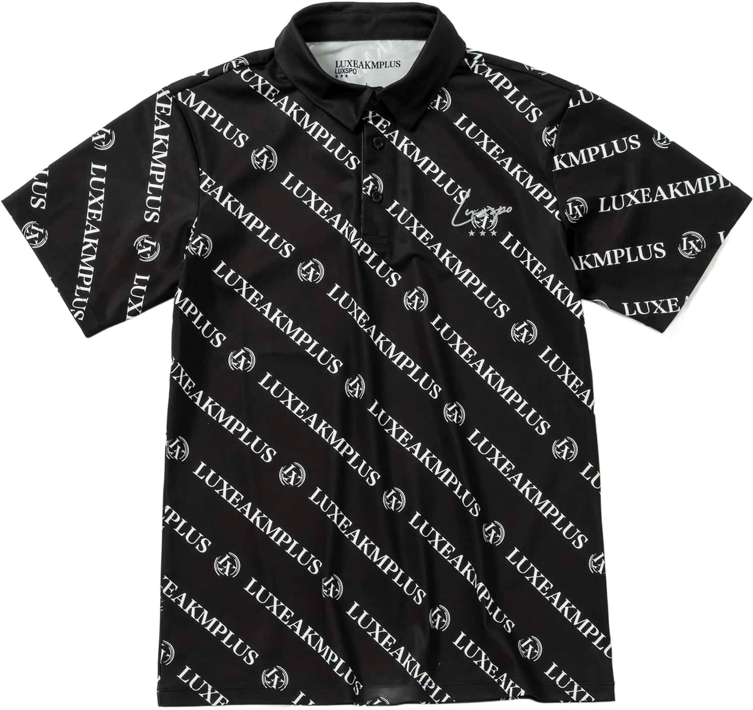 Мужская современная рубашка-поло для гольфа LUXEK Plus, с коротким рукавом и логотипом по всей поверхности Luxeakmplus, черный
Мужская современная рубашка-поло для гольфа LUXEK Plus, с коротким рукавом и логотипом по всей поверхности Luxeakmplus, черный
