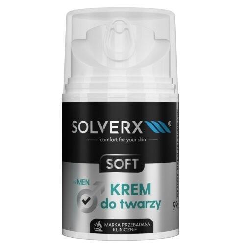 Крем для лица для мужчин, 50 мл Solverx, Soft
Крем для лица для мужчин, 50 мл Solverx, Soft