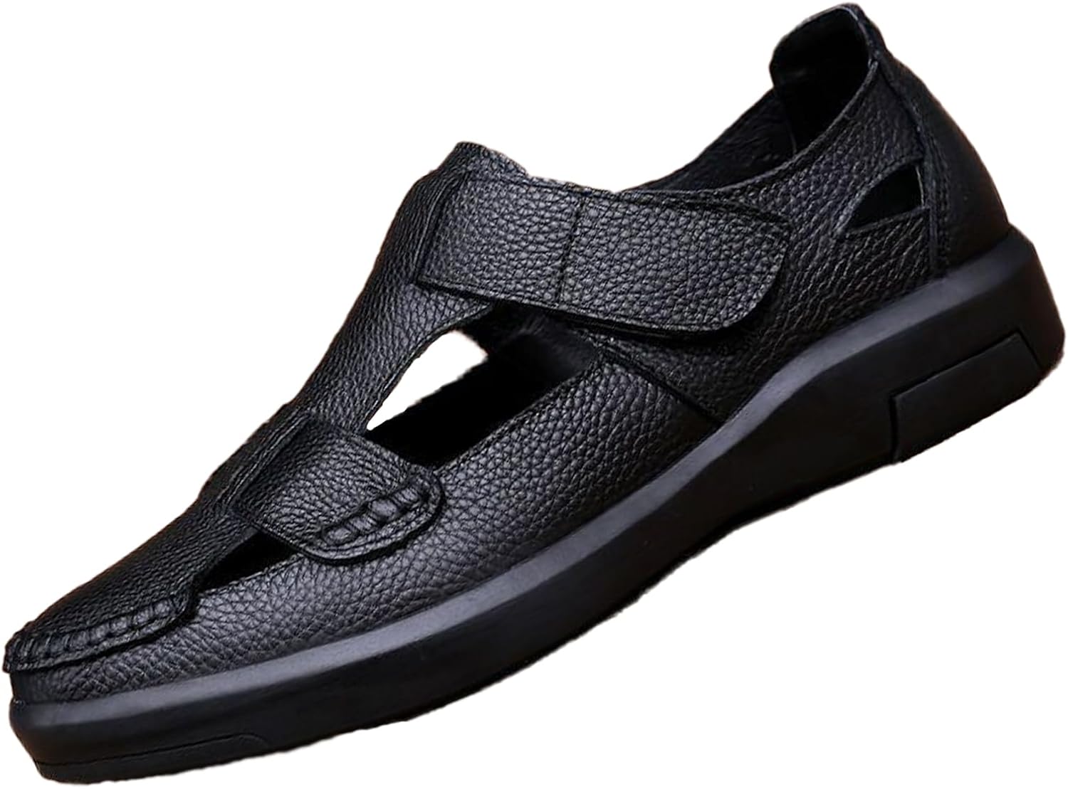 Мужские кожаные сандалии с закрытым носком, регулируемые, водонепроницаемые для активного отдыха, спортивные сандалии, летние с мягкой подошвой для ходьбы и пляжа Amazideal, черный
Мужские кожаные сандалии с закрытым носком, регулируемые, водонепроницаемые для активного отдыха, спортивные сандалии, летние с мягкой подошвой для ходьбы и пляжа Amazideal, черный