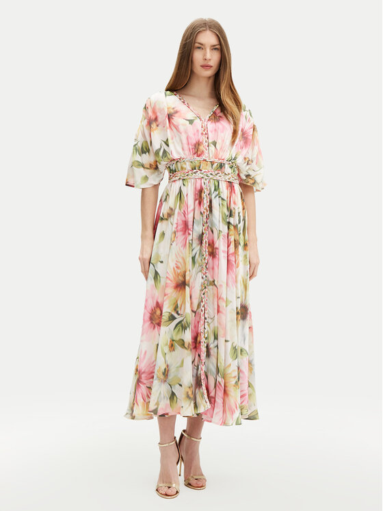 Платье на каждый день обычный крой W5PK1Z WHHF0 Guess, мультиколор 
Платье на каждый день обычный крой W5PK1Z WHHF0 Guess, мультиколор