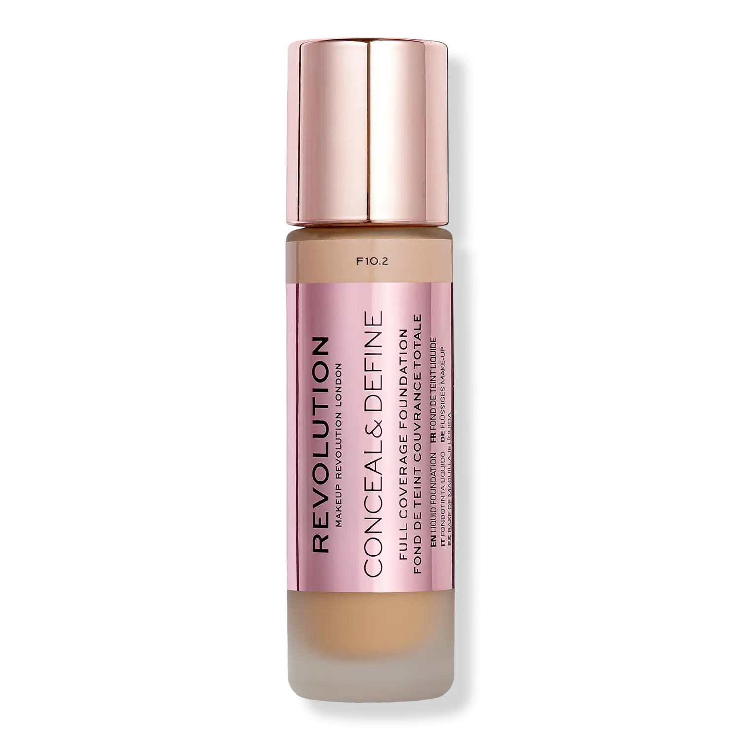 Тональный крем Conceal & Define с полным покрытием Revolution Beauty, F10.2 (for deeper medium skin tones w/ a neutral undertone)
Тональный крем Conceal & Define с полным покрытием Revolution Beauty, F10.2 (for deeper medium skin tones w/ a neutral undertone)