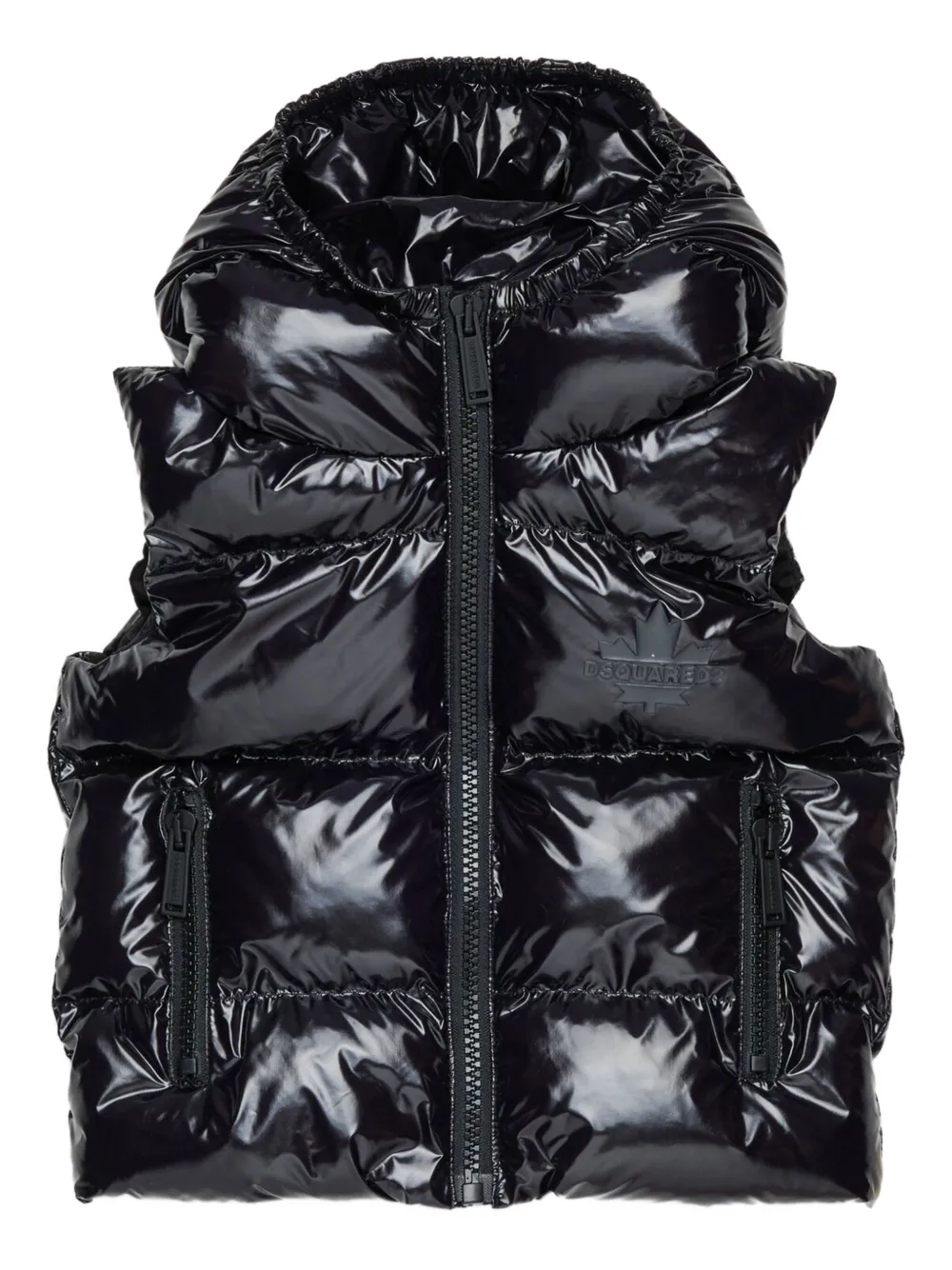 Дутый жилет с капюшоном Dsquared2 Kids, черный
Дутый жилет с капюшоном Dsquared2 Kids, черный