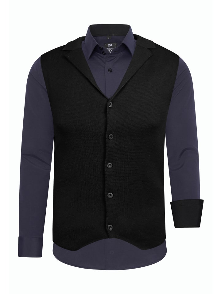 Rusty Neal Комплект из рубашки и жилета (2 шт.), темно-синего цвета
Rusty Neal Комплект из рубашки и жилета (2 шт.), темно-синего цвета