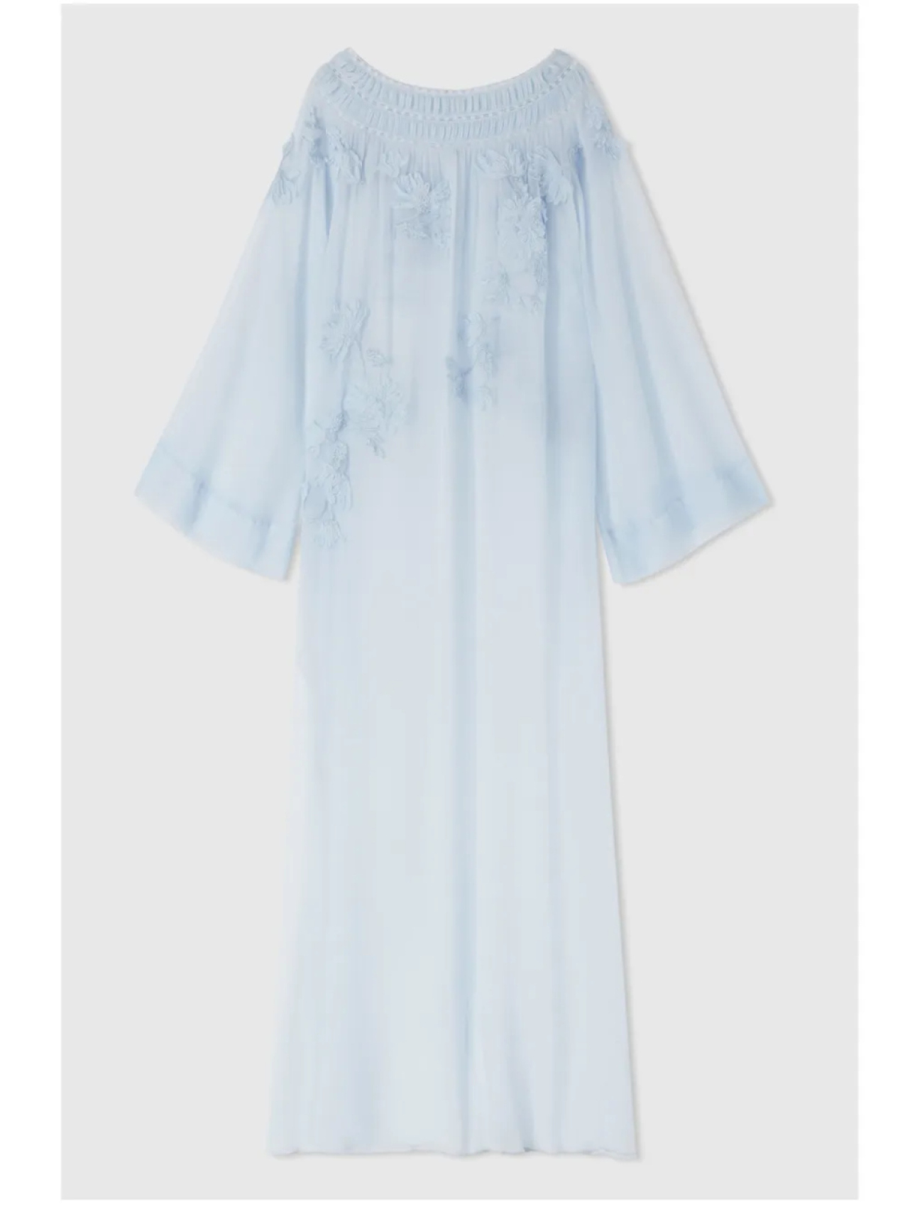 Вышитое полупрозрачное макси-платье Ermanno Scervino, синий
Вышитое полупрозрачное макси-платье Ermanno Scervino, синий