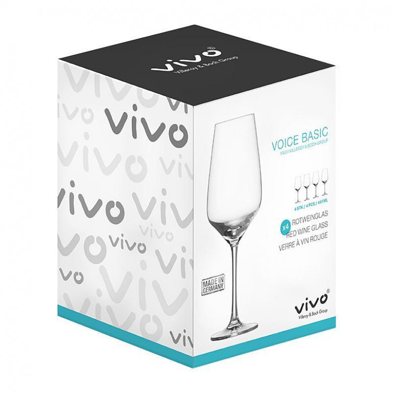Voice Basic - Бокал для красного вина 497 мл, набор из 4 предметов Vivo - Villeroy und Boch Group, прозрачный
Voice Basic - Бокал для красного вина 497 мл, набор из 4 предметов Vivo - Villeroy und Boch Group, прозрачный