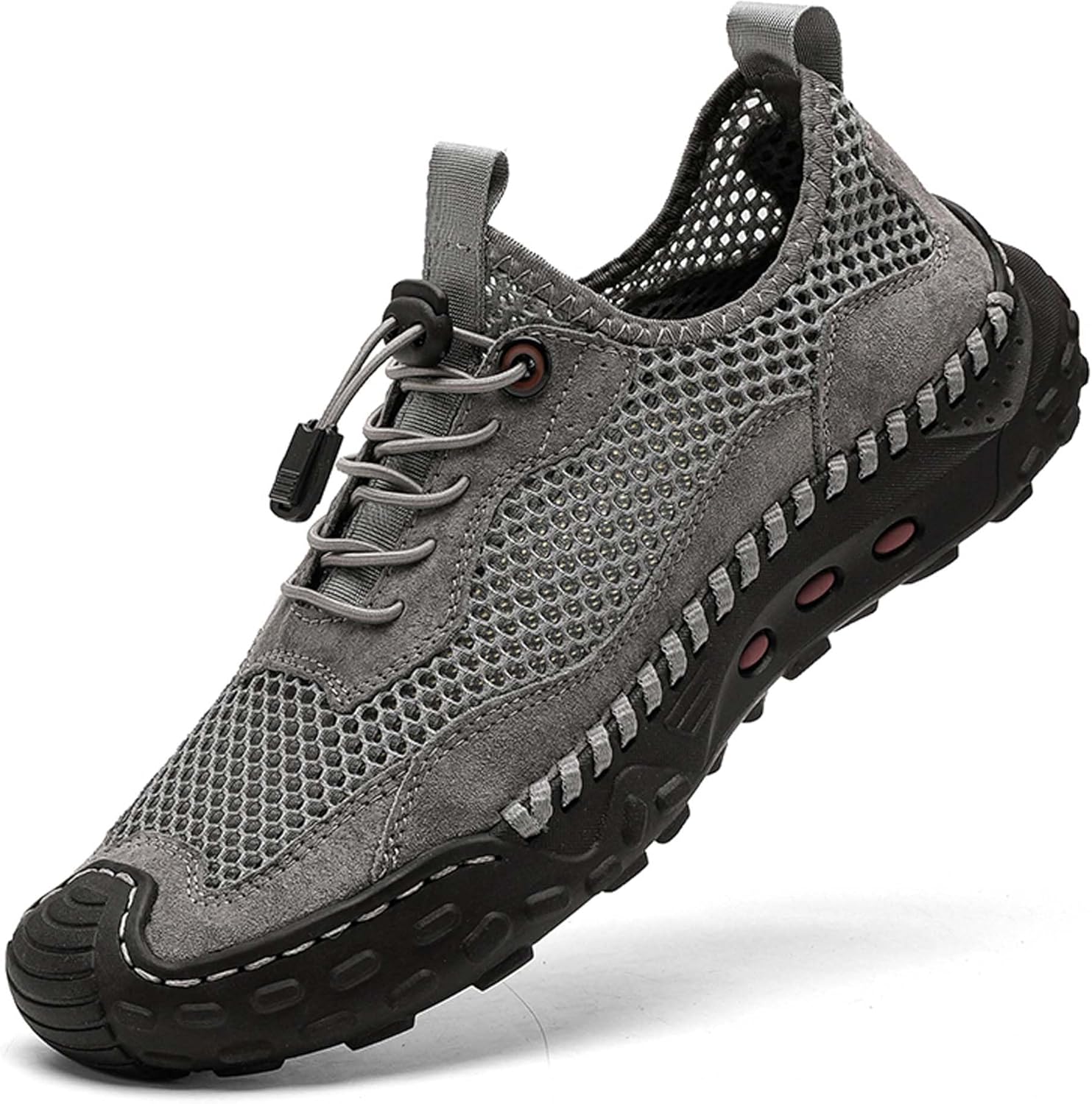 Мужские походные и альпинистские ботинки, легкие кроссовки для пересеченной местности, водонепроницаемые летние тапочки для пляжа и плавания, удобные повседневные сандалии с закрытым носком Duagl, серый
Мужские походные и альпинистские ботинки, легкие кроссовки для пересеченной местности, водонепроницаемые летние тапочки для пляжа и плавания, удобные повседневные сандалии с закрытым носком Duagl, серый