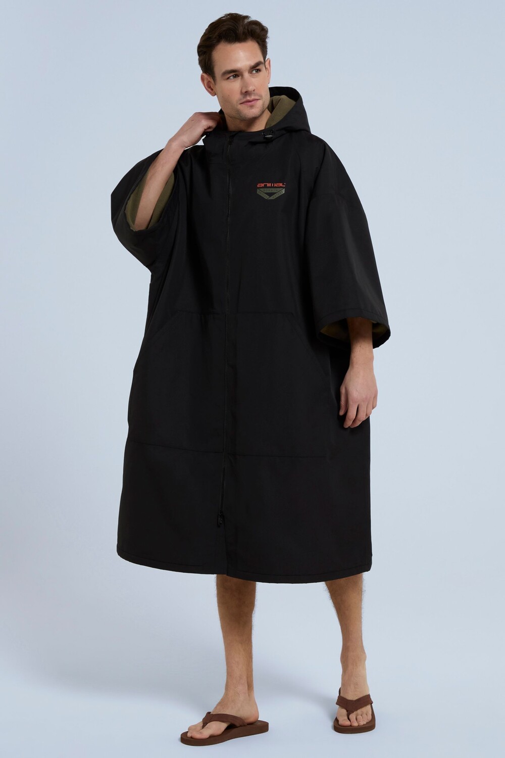 Мужской халат Misty на флисовой подкладке из переработанного хлопка Animal, черный
Мужской халат Misty на флисовой подкладке из переработанного хлопка Animal, черный