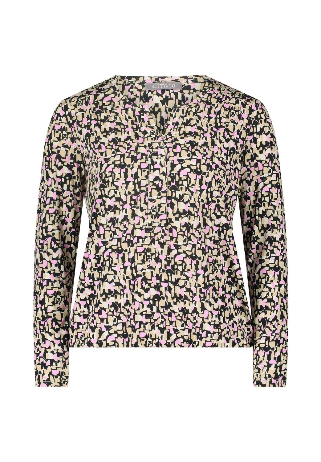 Повседневная рубашка на резинке BETTY & CO, черно-темно-серый
Повседневная рубашка на резинке BETTY & CO, черно-темно-серый