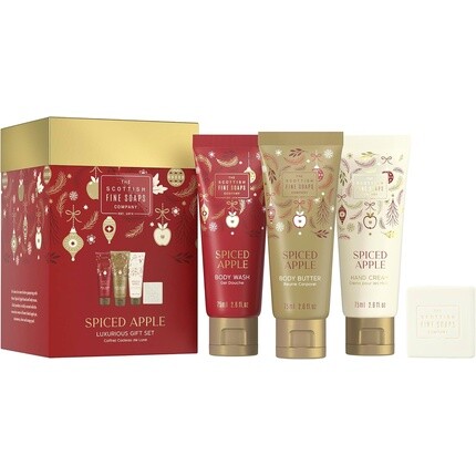 Роскошный подарочный набор Spiced Apple 2024 — гель для душа и масло для тела Scottish Fine Soaps
Роскошный подарочный набор Spiced Apple 2024 — гель для душа и масло для тела Scottish Fine Soaps