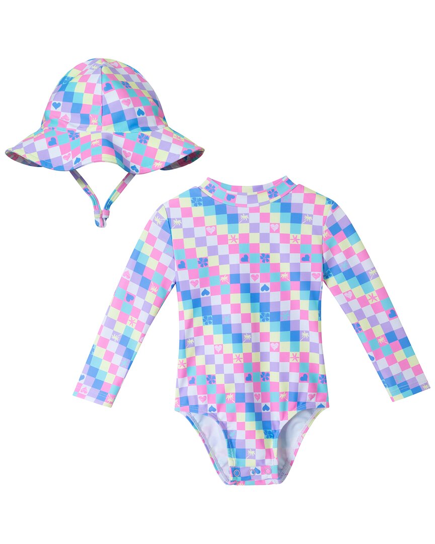 Энди и Эван Комплект рашгарда и подходящей шапки Andy & Evan, мультиколор
Энди и Эван Комплект рашгарда и подходящей шапки Andy & Evan, мультиколор