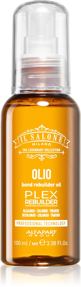 Il salone milano plex rebuilder hair oil for bleached, coloured and chemical treated hair Alfaparf Milano, 100 мл
Il salone milano plex rebuilder hair oil for bleached, coloured and chemical treated hair Alfaparf Milano, 100 мл