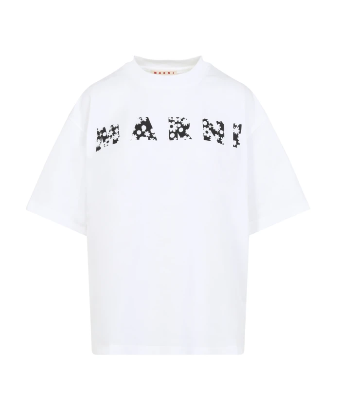 Белая футболка в стиле casual chic Marni, белый
Белая футболка в стиле casual chic Marni, белый