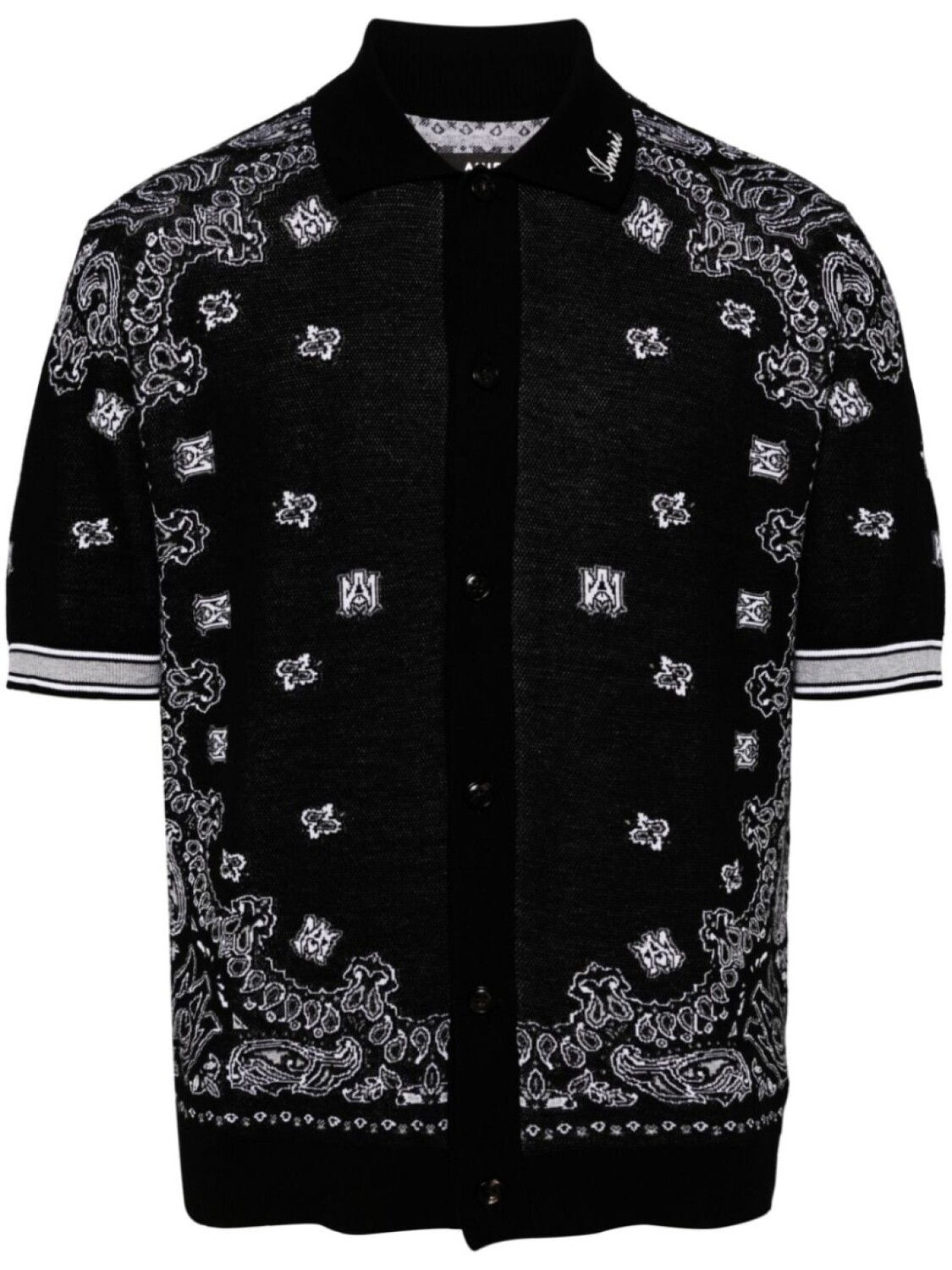 AMIRI рубашка поло с узором, черный
AMIRI рубашка поло с узором, черный