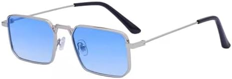 Солнцезащитные очки прямоугольной формы для женщин, очки в металлической оправе, винтажные квадратные солнцезащитные очки для мужчин, женские солнцезащитные очки MTZJH, Silver Double Blue
Солнцезащитные очки прямоугольной формы для женщин, очки в металлической оправе, винтажные квадратные солнцезащитные очки для мужчин, женские солнцезащитные очки MTZJH, Silver Double Blue