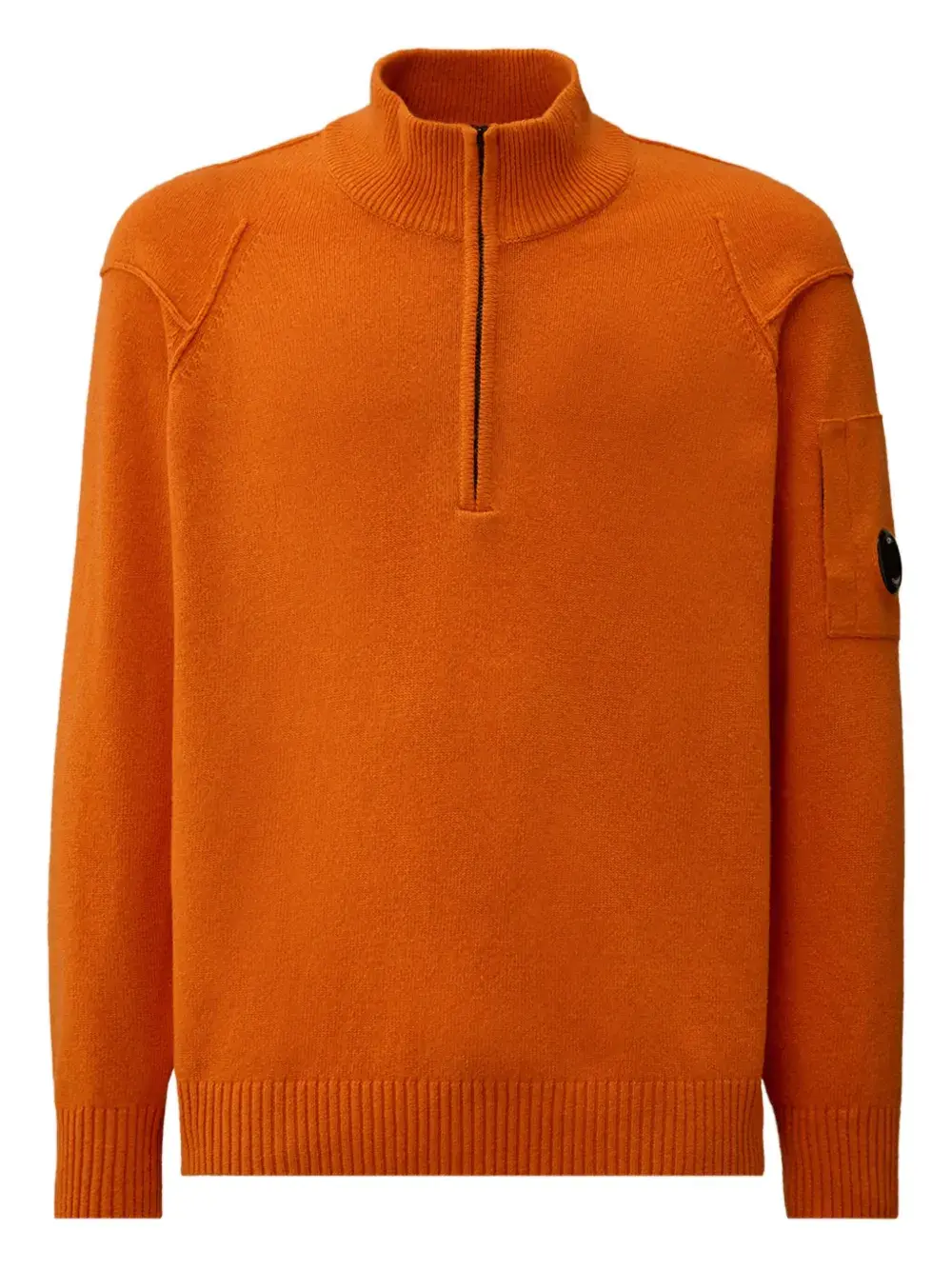 Свитер на молнии с деталью-линзой C.P. Company, оранжевый
Свитер на молнии с деталью-линзой C.P. Company, оранжевый