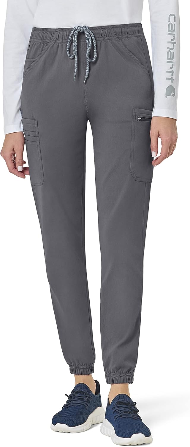 Carhartt Scrubs C52137 женские брюки-джоггеры с карманами Rugged Flex Modern Fit, Pewter
Carhartt Scrubs C52137 женские брюки-джоггеры с карманами Rugged Flex Modern Fit, Pewter