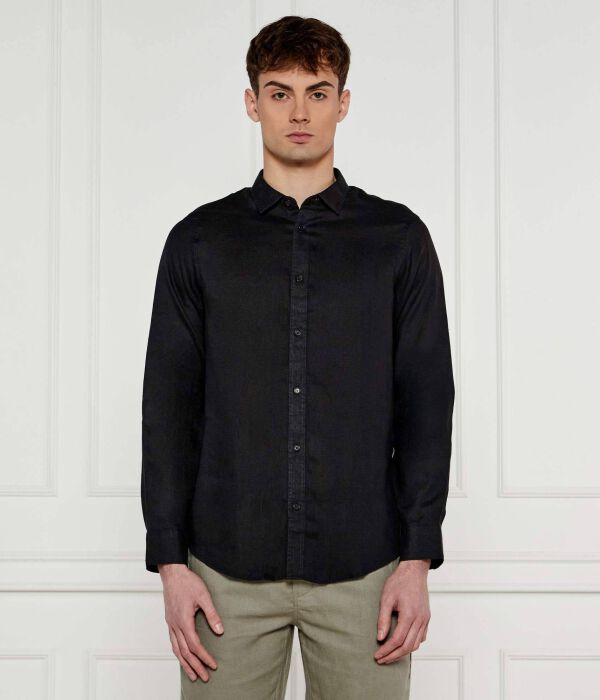 Льняная рубашка Regular fit Armani Exchange, черный
Льняная рубашка Regular fit Armani Exchange, черный
