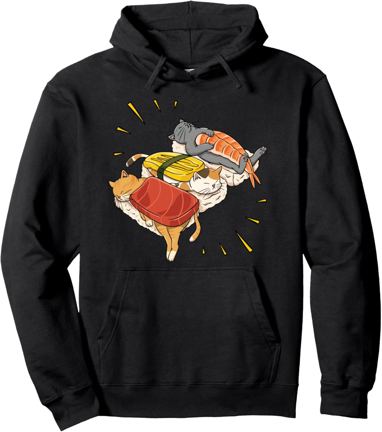 Японская еда. Я люблю суши. Любитель суши. Нигири-суши-ролл. Кошка-суши. Худи Sushi Gifts, черный
Японская еда. Я люблю суши. Любитель суши. Нигири-суши-ролл. Кошка-суши. Худи Sushi Gifts, черный