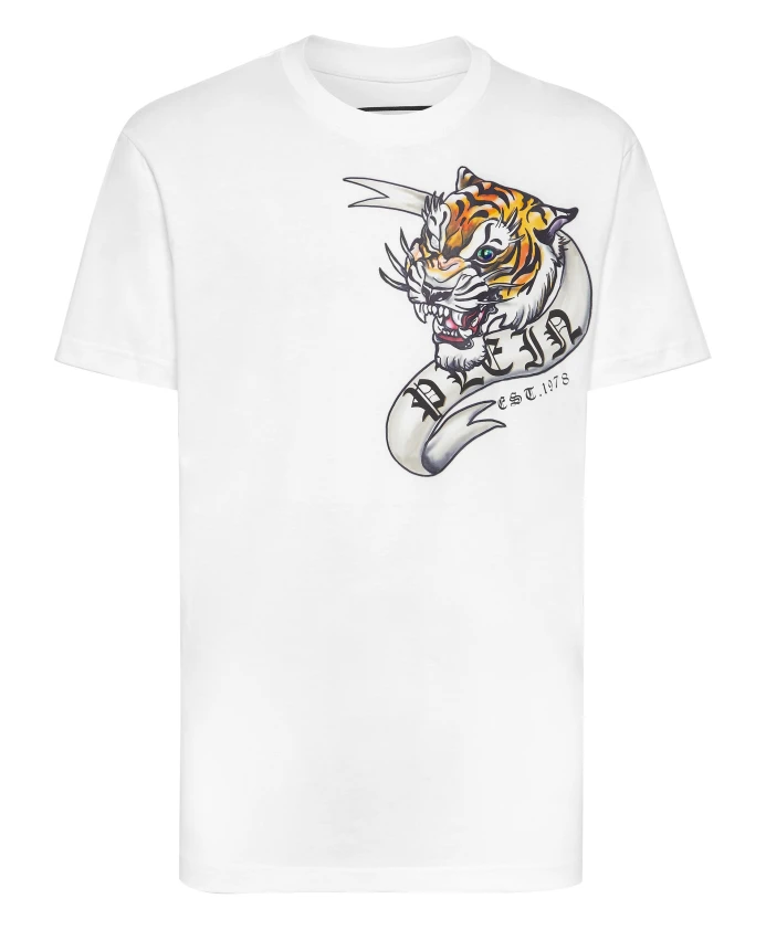 Футболка, круглый вырез, татуировка Philipp Plein, белый
Футболка, круглый вырез, татуировка Philipp Plein, белый