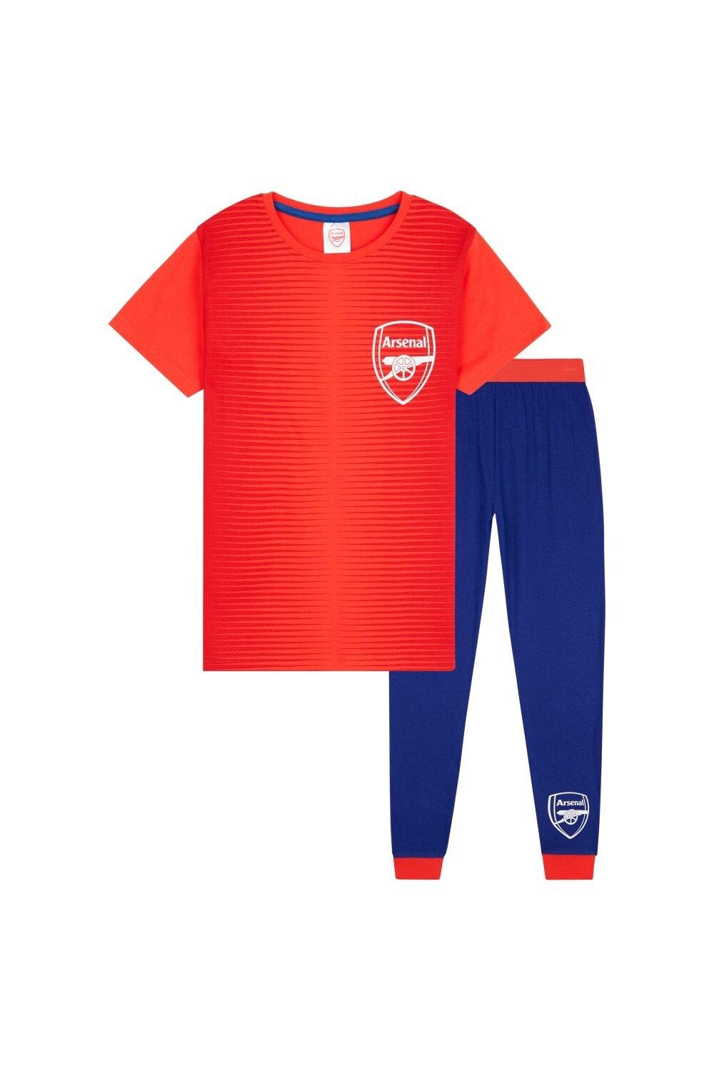 Пижамный комплект для футбольных фанатов, футболка и брюки Arsenal FC, мультиколор
Пижамный комплект для футбольных фанатов, футболка и брюки Arsenal FC, мультиколор