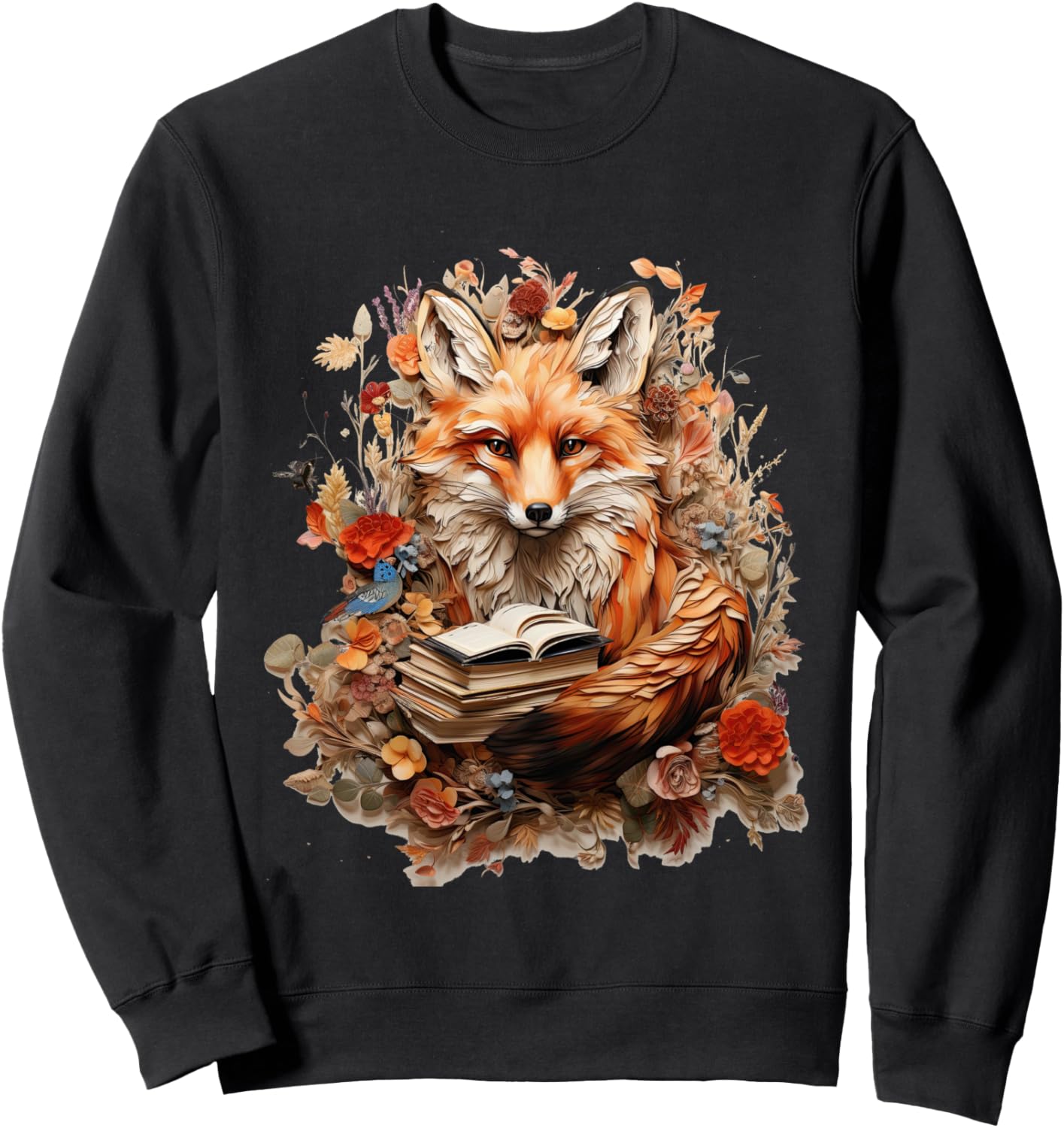 Толстовка в стиле коттеджкор с цветочным рисунком, лисой и милым гобликом Cottagecore Goblincore And Fairycore Stuff, черный
Толстовка в стиле коттеджкор с цветочным рисунком, лисой и милым гобликом Cottagecore Goblincore And Fairycore Stuff, черный