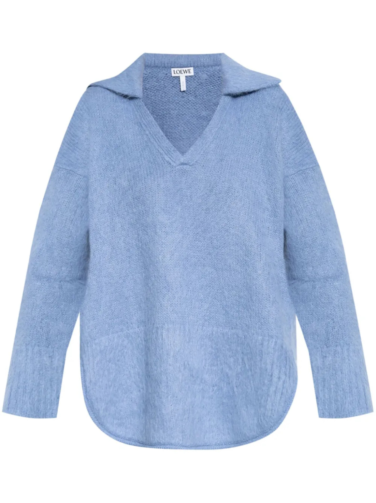 Шерстяной свитер-поло LOEWE, синий
Шерстяной свитер-поло LOEWE, синий
