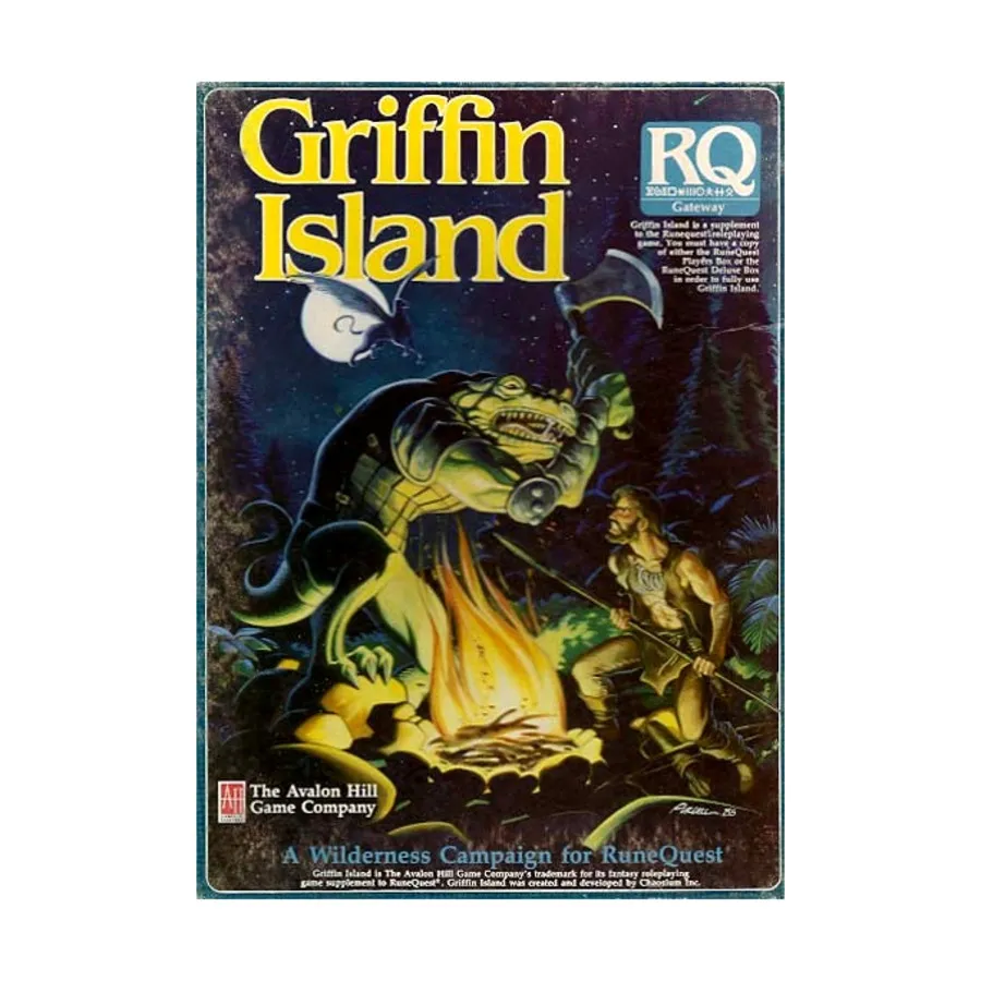 Бокс-сет Griffin Island, RuneQuest (Avalon Hill) 
Бокс-сет Griffin Island, RuneQuest (Avalon Hill)