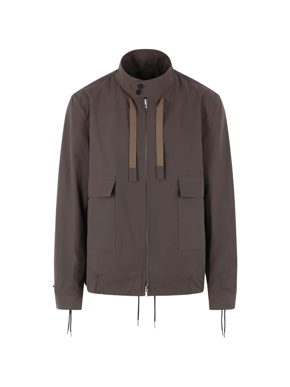 Жакет с накладными карманами Sacai, коричневый
Жакет с накладными карманами Sacai, коричневый